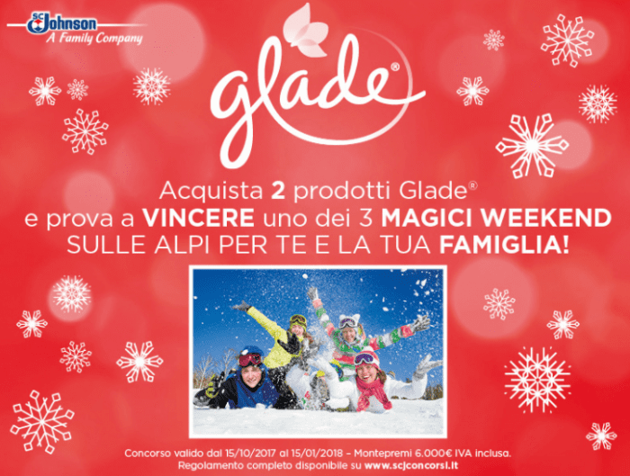 Concorso Glade: vinci un fantastico weekend
