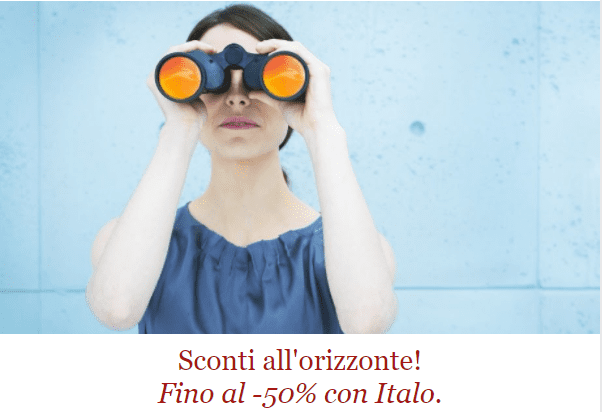 Italo: sconti all’orizzonte! Fino al -50%