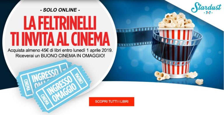 La Feltrinelli ti invita al cinema gratis: ricevi in omaggio biglietto Stardust