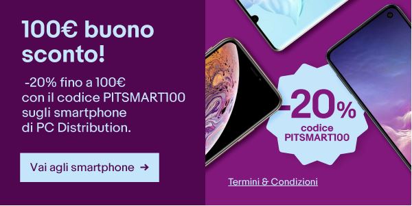 Ebay: 20% di sconto su tanti prodotti tech con il codice PITSMART100