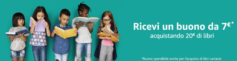 Festa del Libro Settembre 2019: buono Amazon da 7€ omaggio con i libri