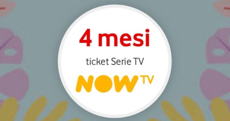 Vodafone Happy Friday: 4 mesi GRATIS di serie TV NowTV