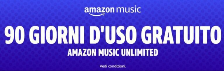 Amazon Music Unlimited: 3 mesi di musica GRATIS!