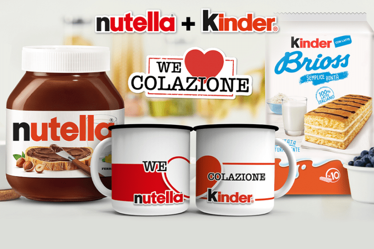 Ottieni 2 tazze Nutella e Kinder con “WeLoveColazione Tazze 2020”