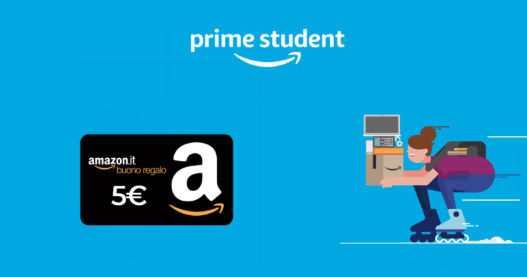 Amazon Black Friday: 5€ in regalo con AMAZON PRIME STUDENT