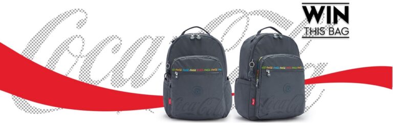 Vinci gratis zaino Kipling Coca Cola