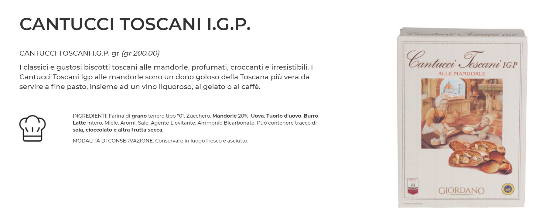 Cantucci toscani IGP