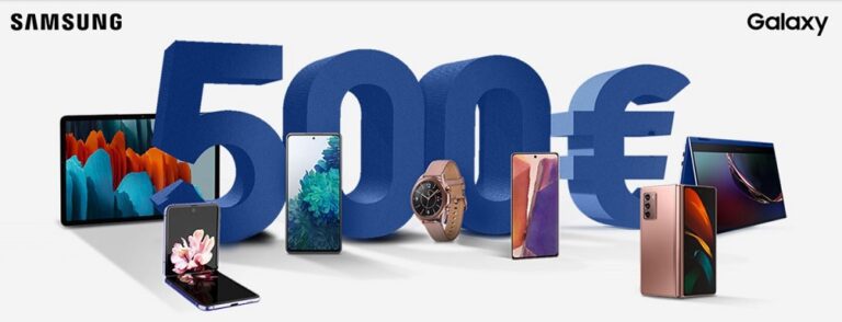 Samsung “risparmia col Cashback”: fino a 500 euro di Cashback su prodotti Galaxy