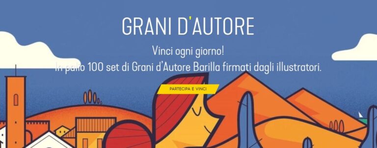 Concorso “Barilla Grani d’Autore”: vinci 100 set composti da bag, cartoline, agenda e poster