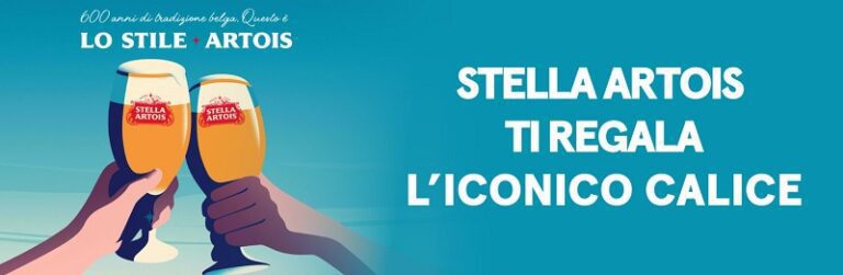 Stella Artois “Un calice stellare”: in regalo l’iconico calice