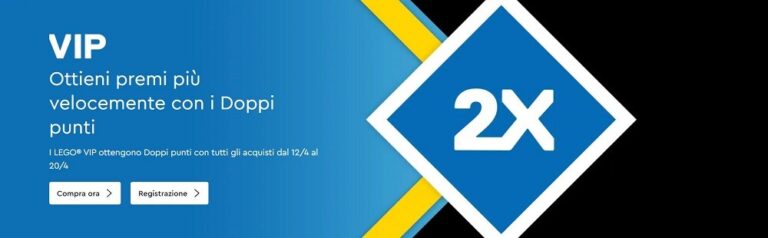 [GUIDA] LEGO: dal 12/04 al 21/04 Doppi punti LEGO Vip! Ecco come iscriversi al programma