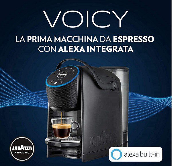 Nasce Lavazza A Modo Mio Voicy, la prima macchina del caffè con Alexa integrata