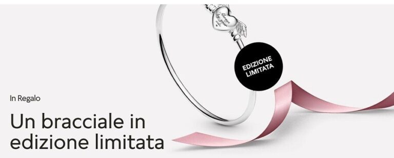 Bracciale Pandora in omaggio in occasione della Festa della Mamma