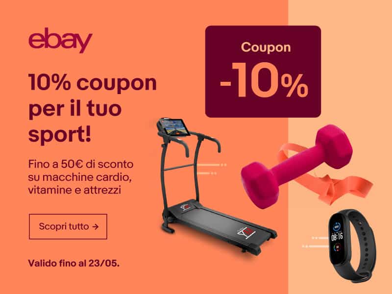 coupon ebay per sport e fitness