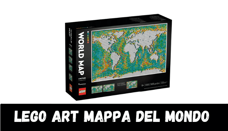 La “Mappa del Mondo” è in arrivo nel LEGO Store con i suoi 11,695 pezzi
