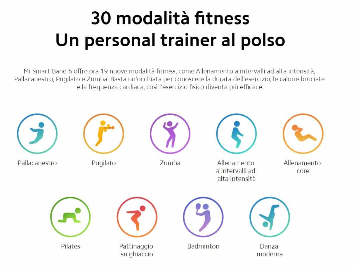 modalità allenamento 