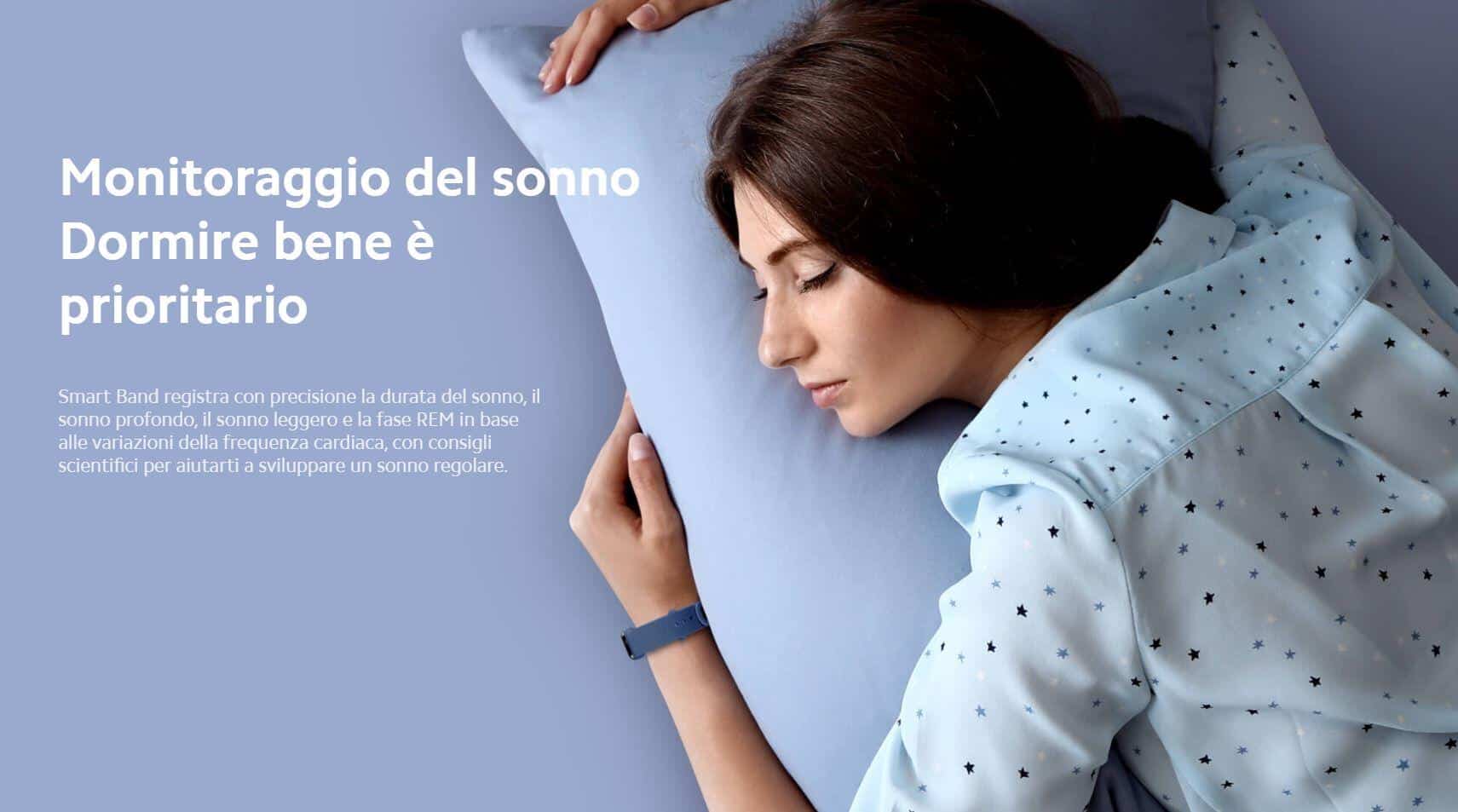 Xiaomi Mi Band monitoraggio sonno