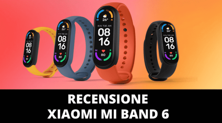 [RECENSIONE] Xiaomi MI Band 6: schermo borderless e tante nuove modalità sport