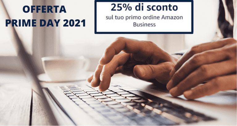 Prime Day 2021: 25% di sconto su 200€ di acquisti con Amazon Business