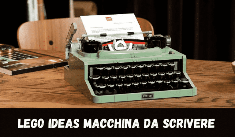 Presentato il nuovo set LEGO Ideas Macchina da scrivere #21327 in stile vintage