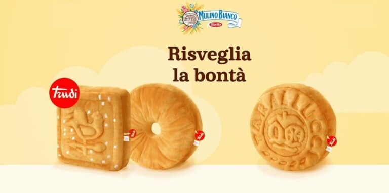 Concorso Mulino Bianco “Risveglia la bontà”: in palio 100 cuscini biscotto by Trudi