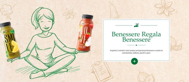 “Benessere regala benessere”, concorso a premio certo sugli Estratti Insal’Arte OrtoRomi da 250 ml