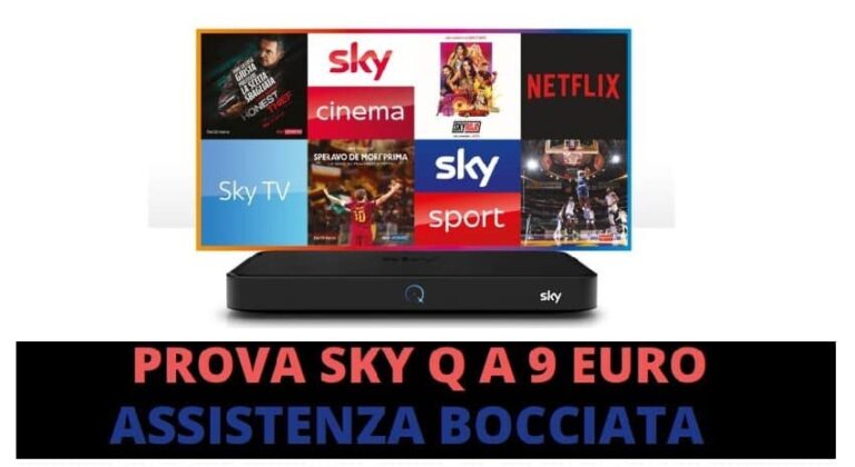 “Prova Sky Q” : sonora bocciatura del reparto tecnico su anomalia ed errore 203