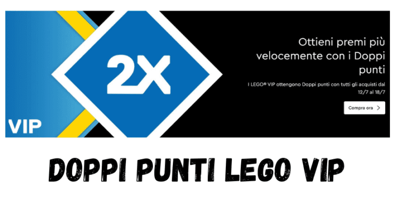 LEGO: fino al 18 Luglio doppi punti Vip su tutto il catalogo del LEGO shop