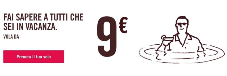 Tornano i voli da 9 euro di Volotea, tante destinazioni da scoprire