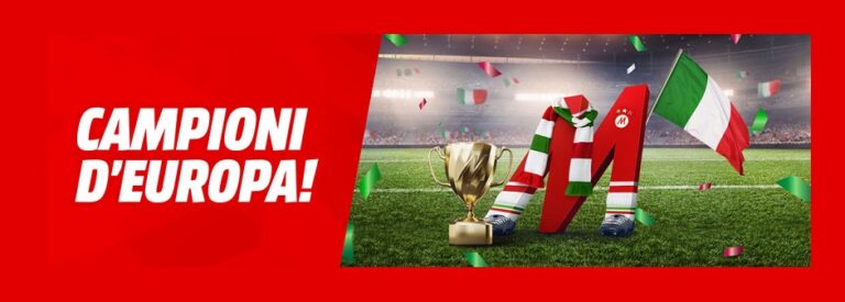 Mediaworld festeggia i campioni d’Europa con la promo Sconto Subito Online