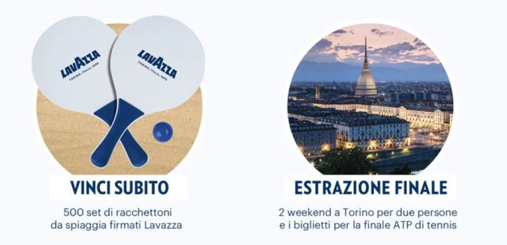 Concorso Lavazza: premi in palio