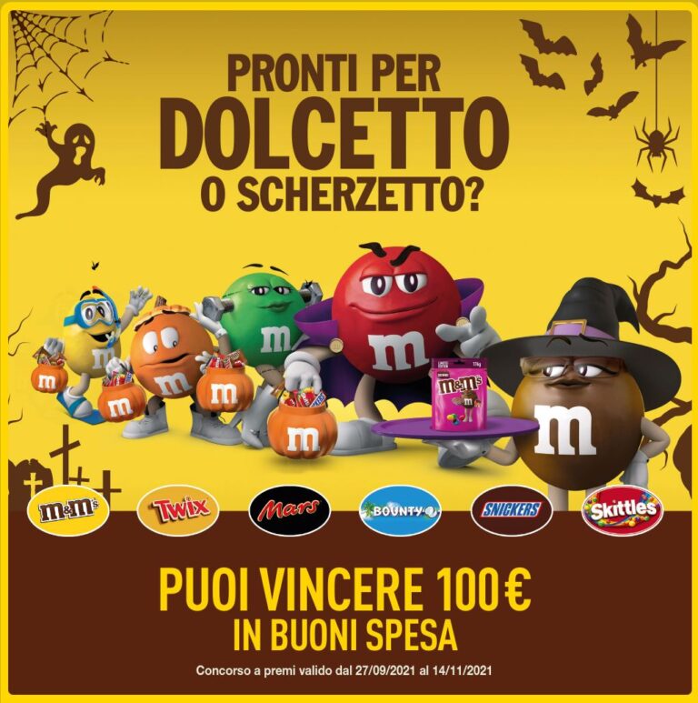 Pronti per dolcetto o scherzetto? Concorso Mars Halloween
