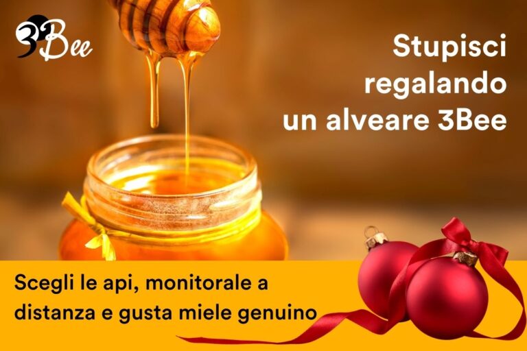 A Natale regala un alveare 3Bee. Stupirai con un gesto dolce e sostenibile!