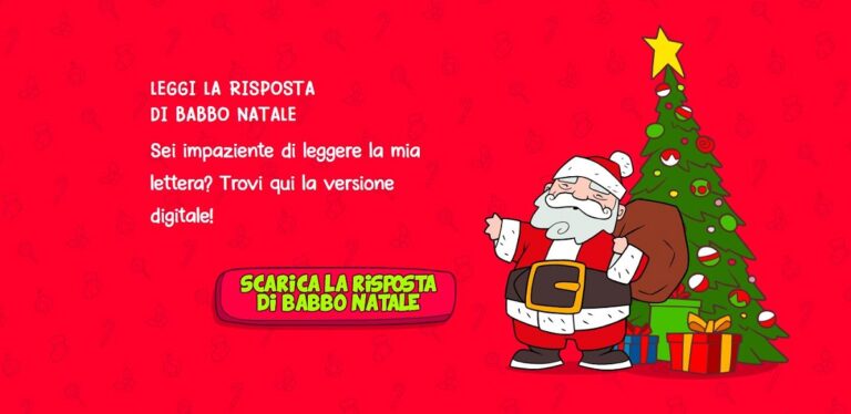 Lettera di Babbo Natale con Poste Italiane: scarica il modello