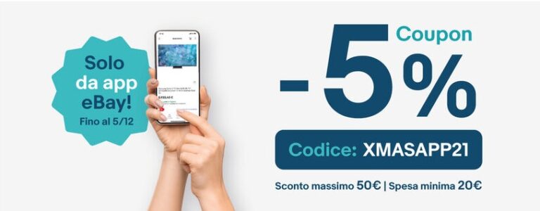 Sconto da app ebay