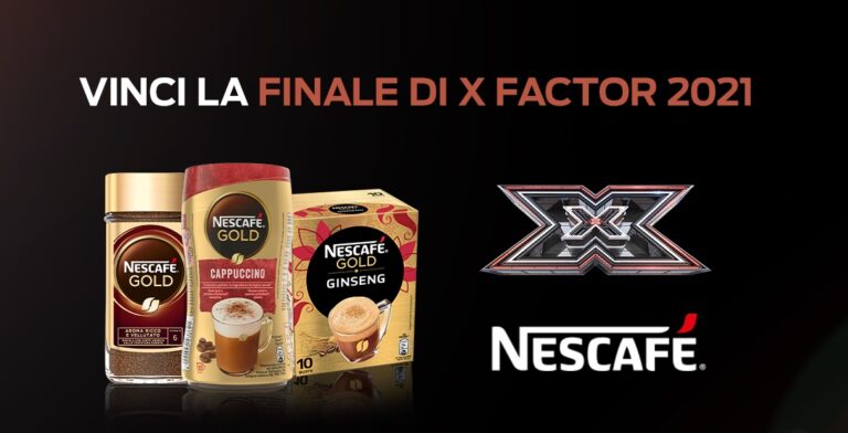 Concorso Nescafé - Vinci finale X-Factor