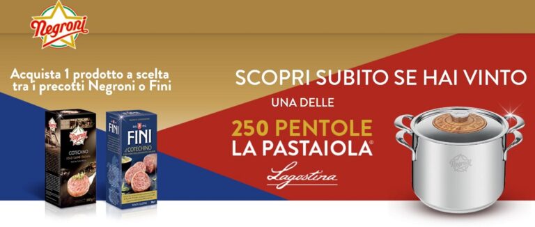 Precotti negroni e fini 2021: concorso Negroni