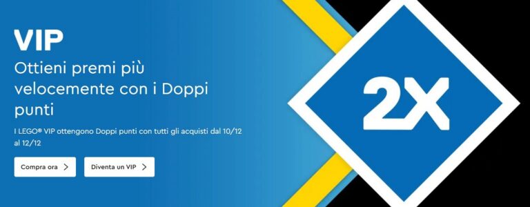 Doppi punti LEGO Vip per tutto il weekend su LEGO Store