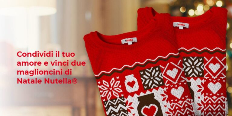 Maglioncini di Natale Nutella