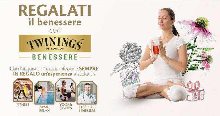 Twinings Benessere - Vinci un'esperienza come premio sicuro