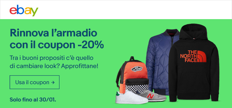Sconti Fashion eBay - rinnova il tuo abbigliamento