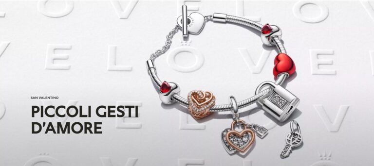 Pandora 3x2 offerta San Valentino