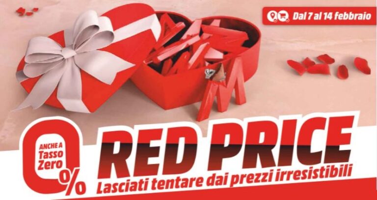 Red Price Mediaworld - Offerte San Valentino 2022