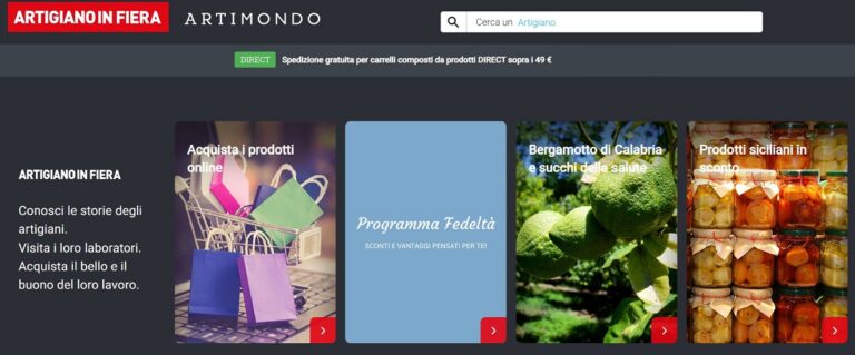 Artigiano in Fiera online: 15% di sconto sul tuo primo acquisto