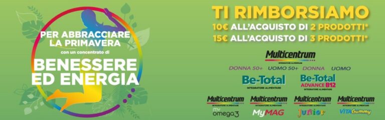 Benessere ed energia - cashback multicentrum e Be-Total
