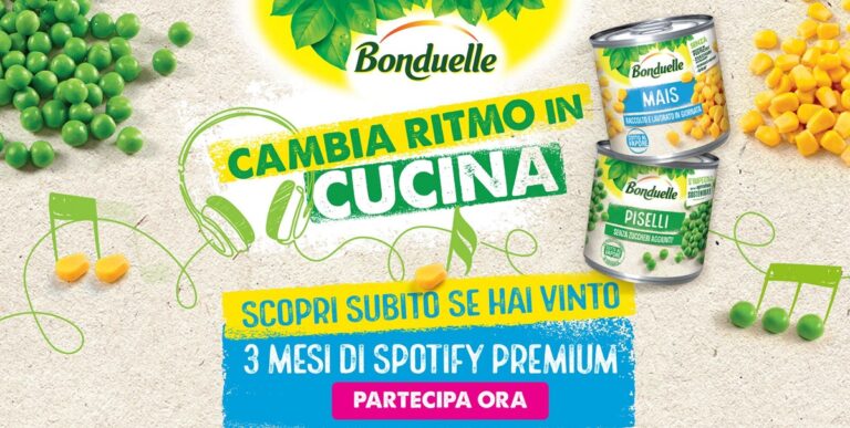 Concorso Bonduelle - Cambia ritmo in cucina