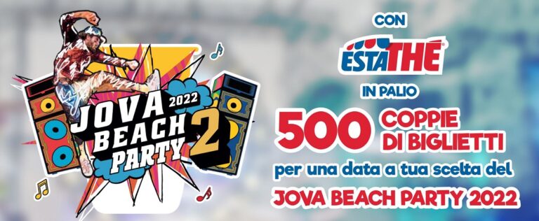 Concorso Estathé - in palio biglietti Jova Beach Party