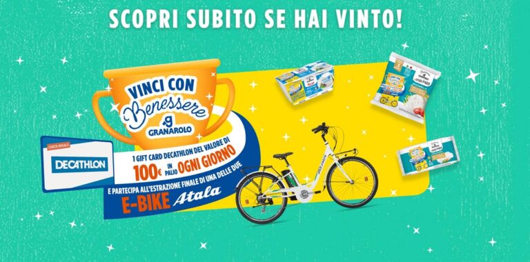 Concorso Granarolo "Vinci con benessere"