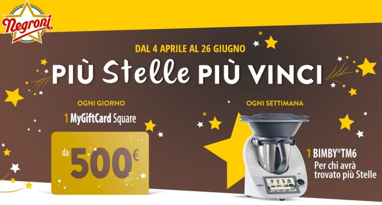 Concorso Negroni - più stelle più vinci