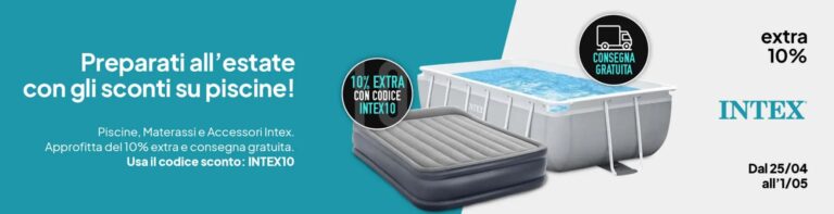 Yeppon: 3 codici sconto da non perdere su Aeg, Ecovacs e Piscine Intex